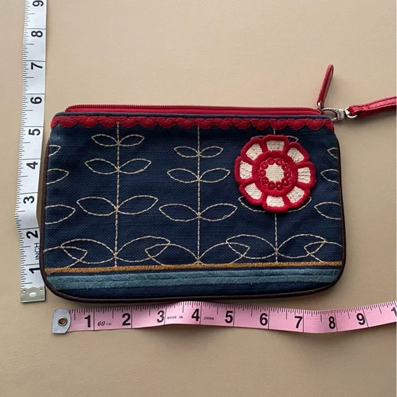 Brighton Wristlet clutch purse and jewelry bag - Picture 3 of 12